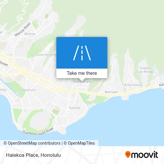 Halekoa Place map