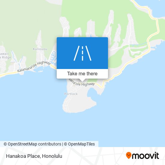 Mapa de Hanakoa Place