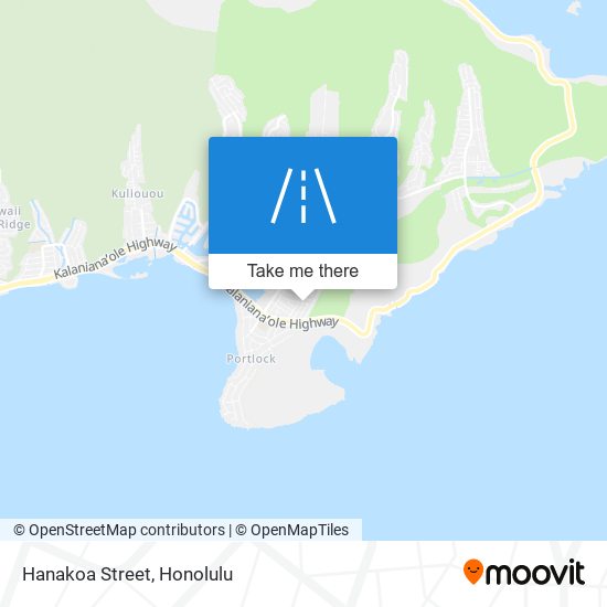 Hanakoa Street map