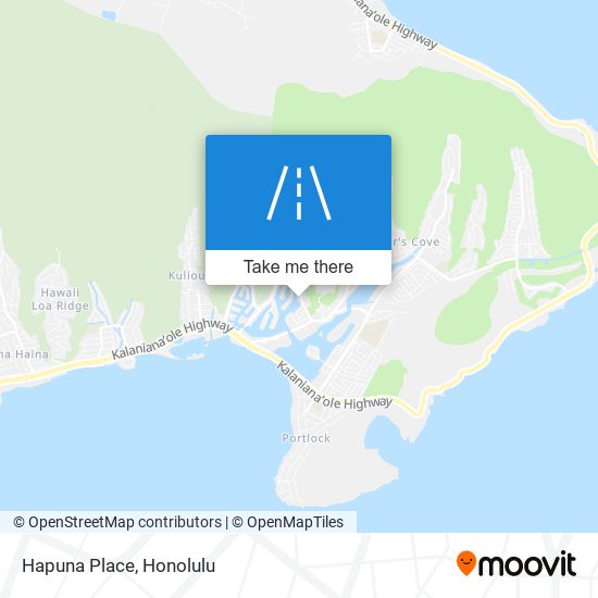 Hapuna Place map