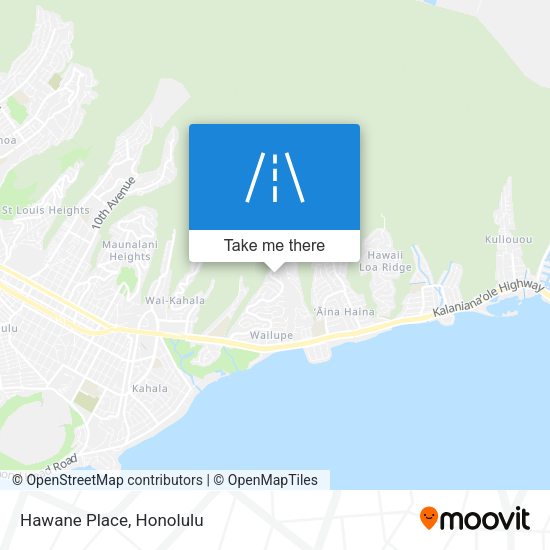 Hawane Place map