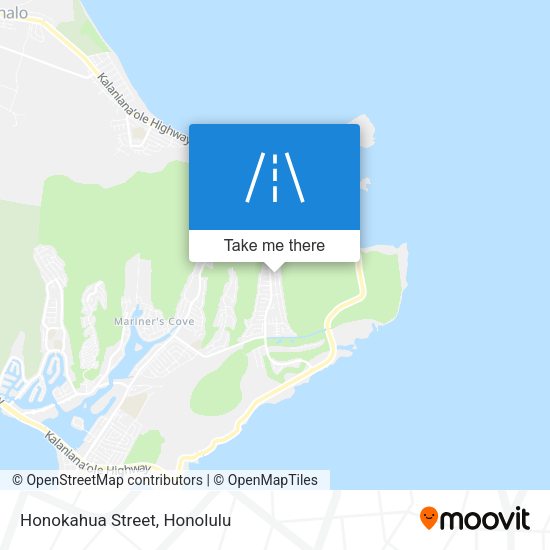 Mapa de Honokahua Street