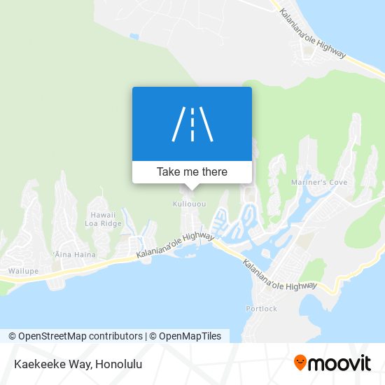 Mapa de Kaekeeke Way
