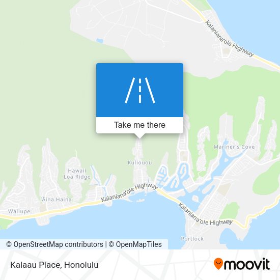 Kalaau Place map