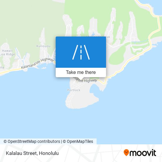 Kalalau Street map