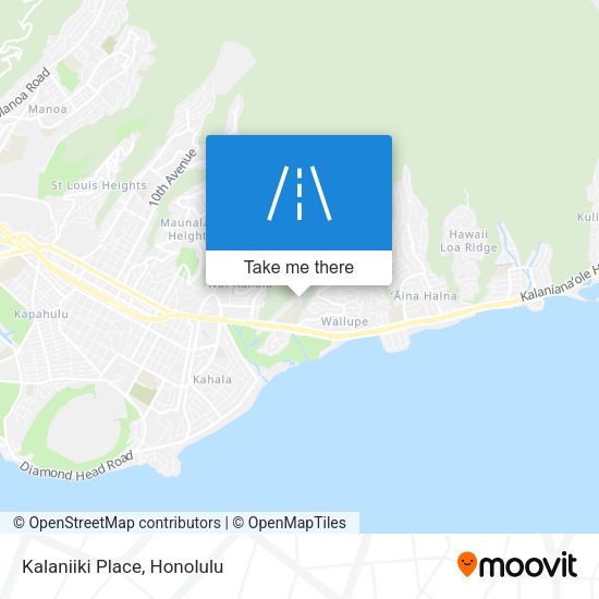 Mapa de Kalaniiki Place