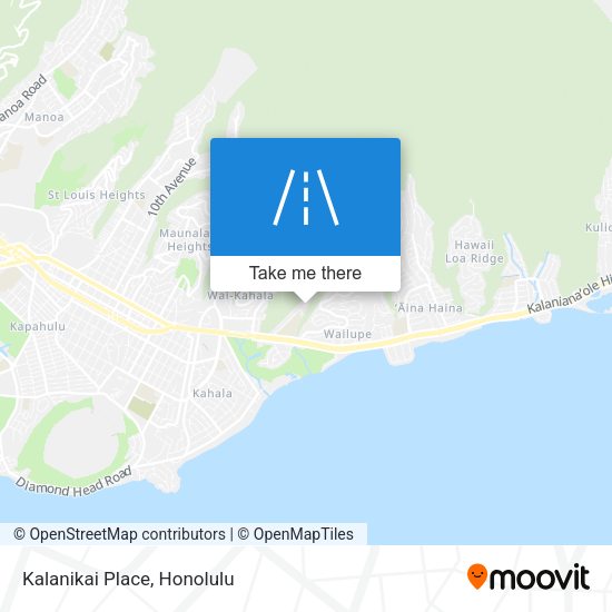 Mapa de Kalanikai Place