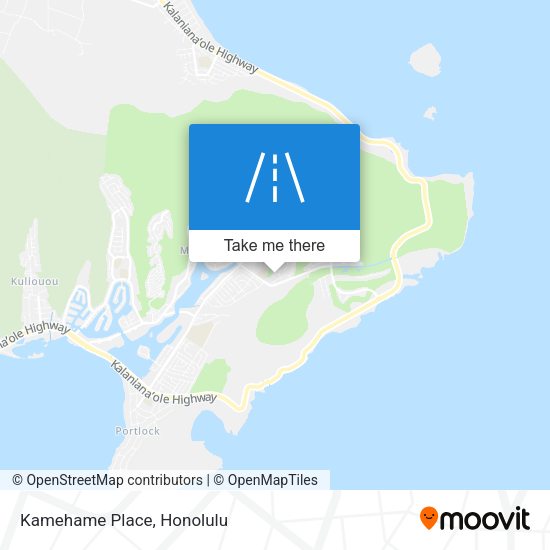 Mapa de Kamehame Place