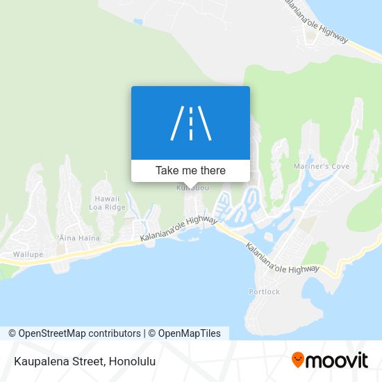 Mapa de Kaupalena Street