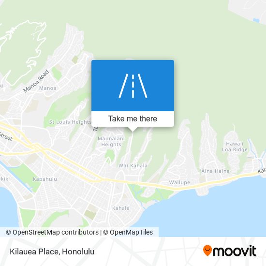 Kilauea Place map