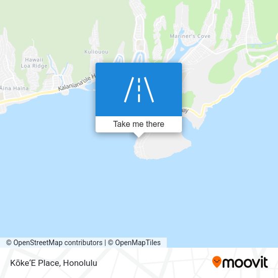 Mapa de Kōke‘E Place
