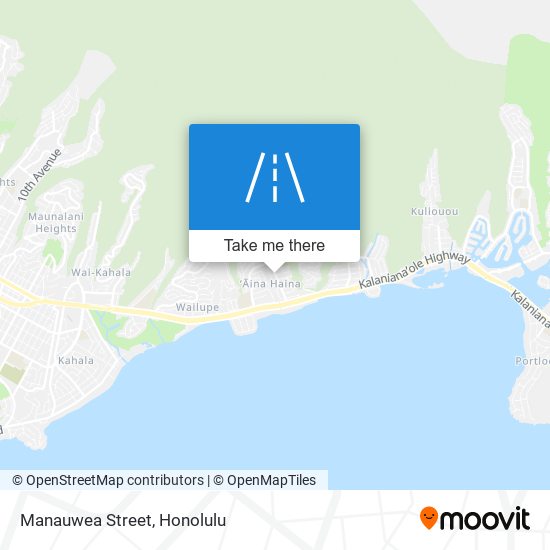 Mapa de Manauwea Street