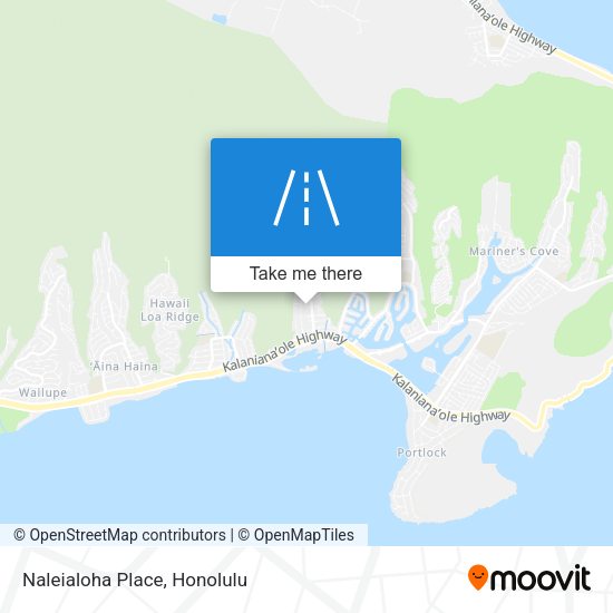 Naleialoha Place map