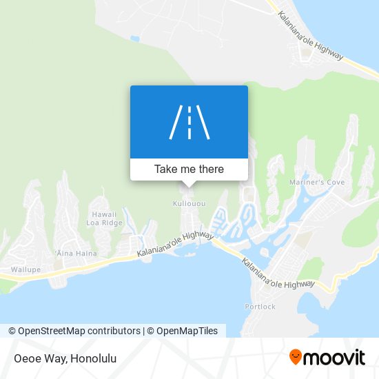 Mapa de Oeoe Way