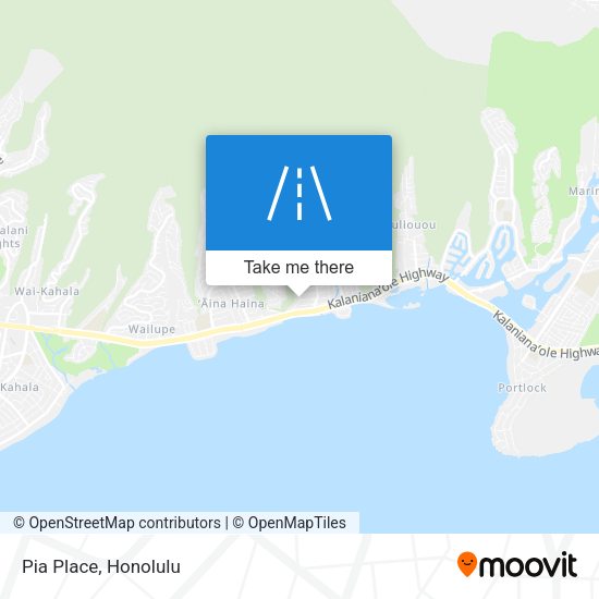 Mapa de Pia Place