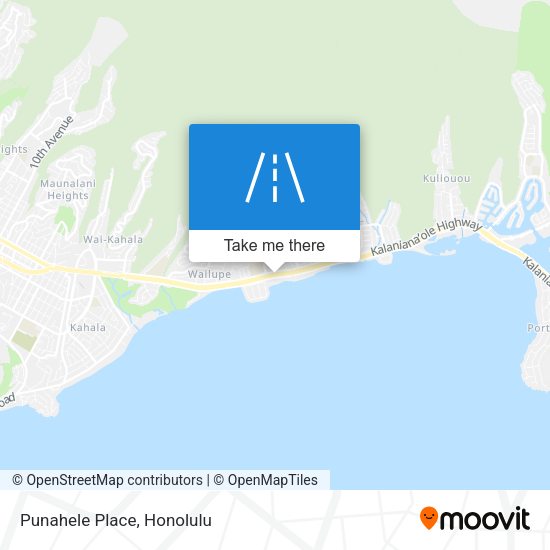 Mapa de Punahele Place