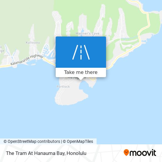 The Tram At Hanauma Bay map
