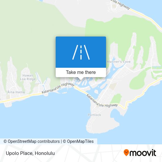 Mapa de Upolo Place
