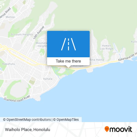 Waiholo Place map