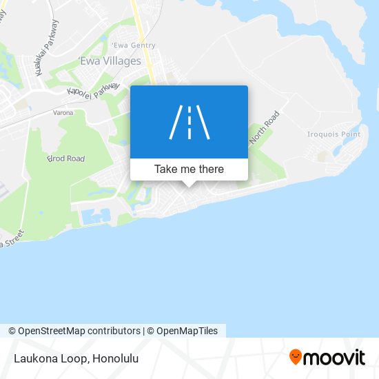 Laukona Loop map