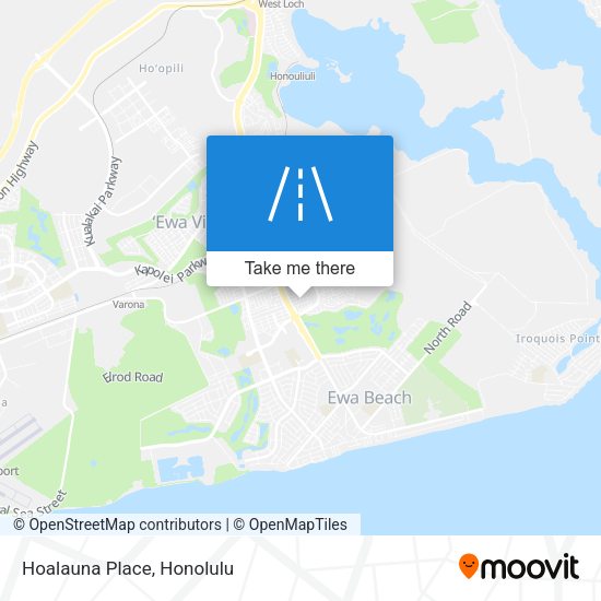 Hoalauna Place map