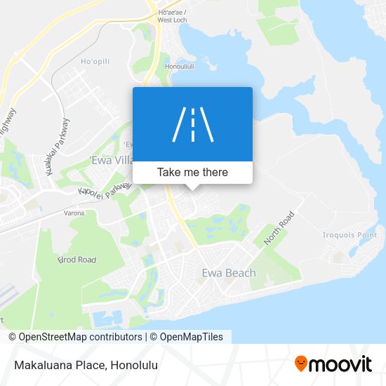 Makaluana Place map