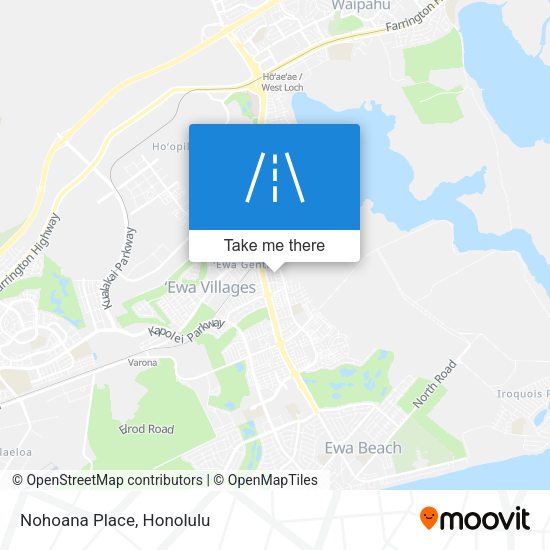 Mapa de Nohoana Place