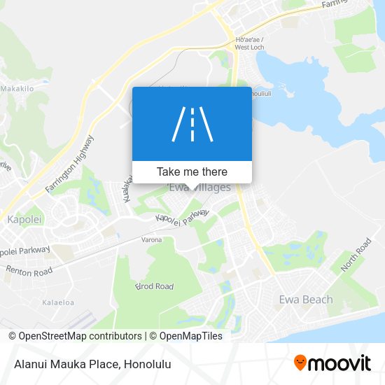 Alanui Mauka Place map