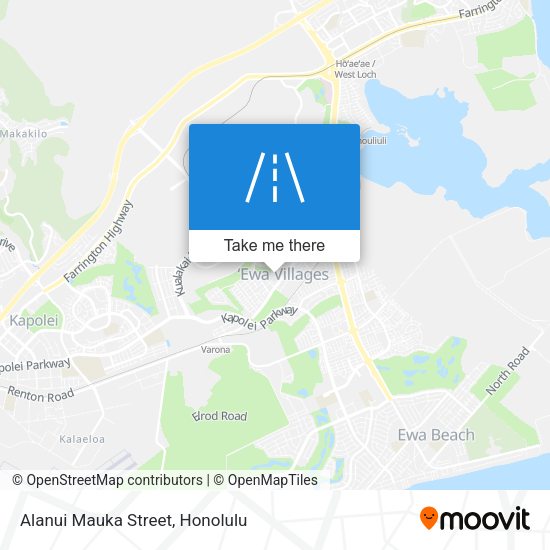 Mapa de Alanui Mauka Street