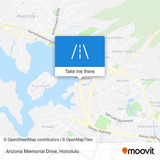 Arizona Memorial Drive map