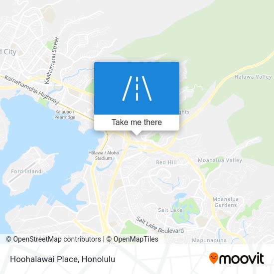 Hoohalawai Place map