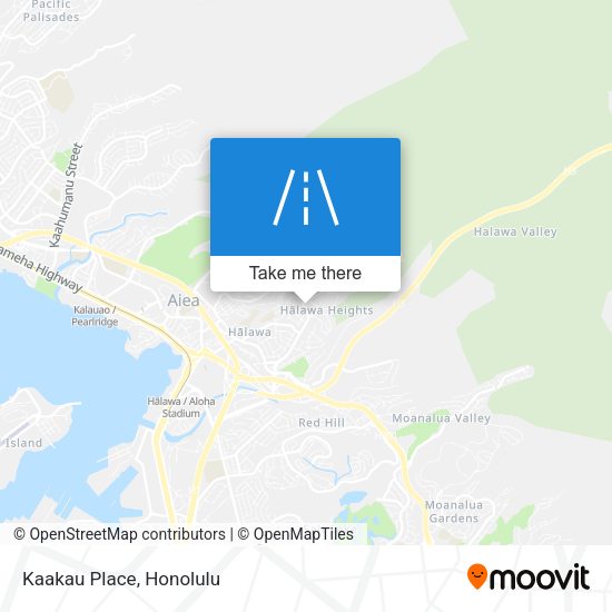 Mapa de Kaakau Place