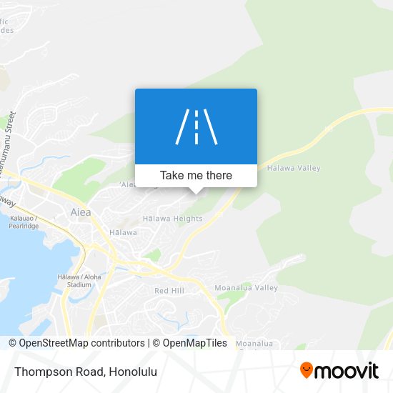 Mapa de Thompson Road