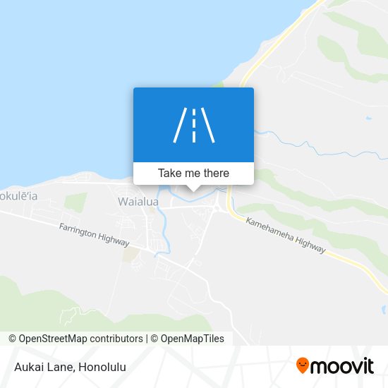 Mapa de Aukai Lane