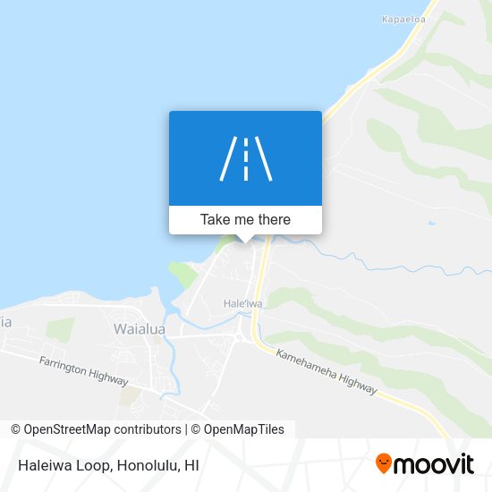 Mapa de Haleiwa Loop