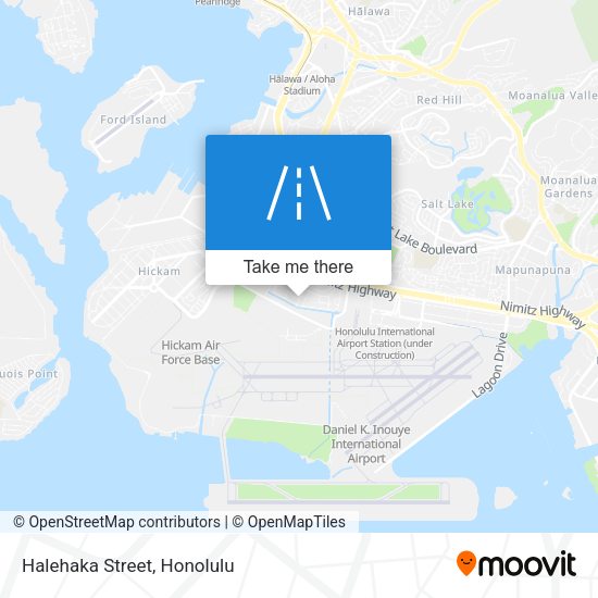 Mapa de Halehaka Street