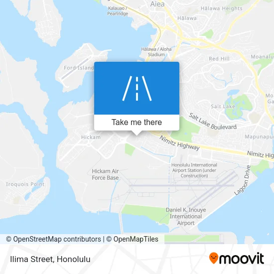Ilima Street map
