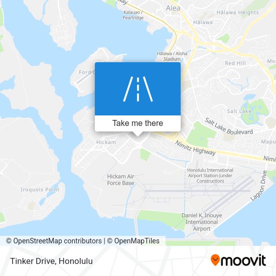 Mapa de Tinker Drive