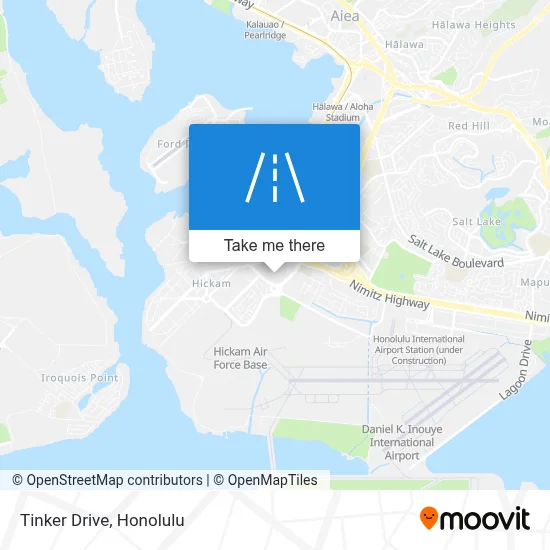 Tinker Drive map