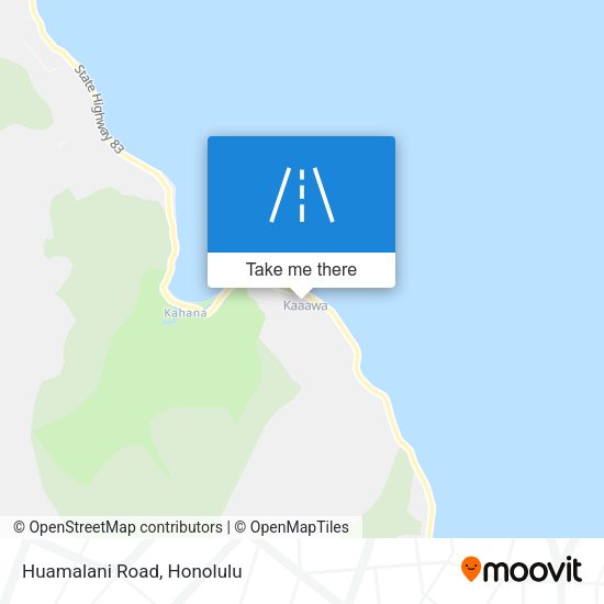Huamalani Road map