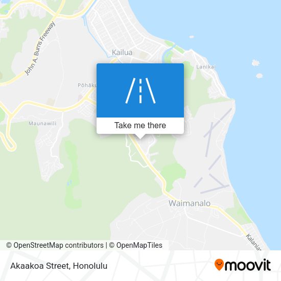Akaakoa Street map