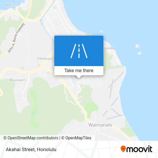 Mapa de Akahai Street