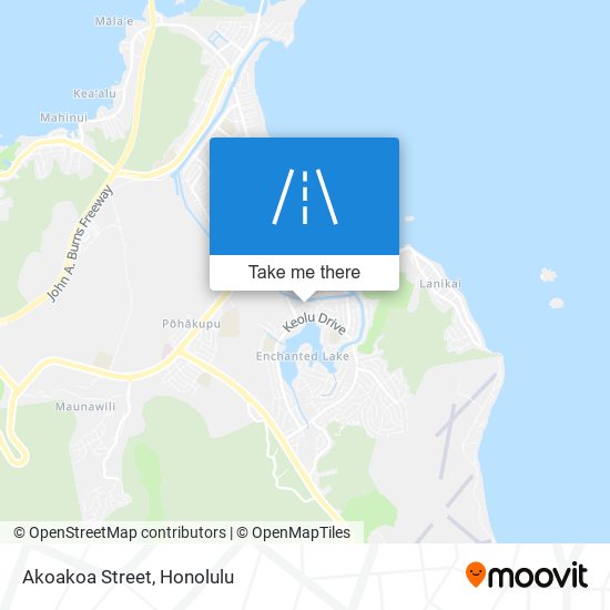 Mapa de Akoakoa Street