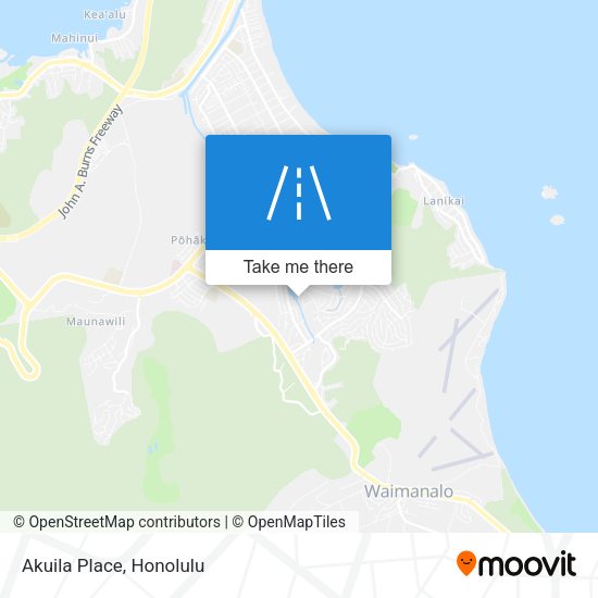 Mapa de Akuila Place