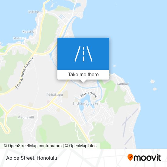 Mapa de Aoloa Street