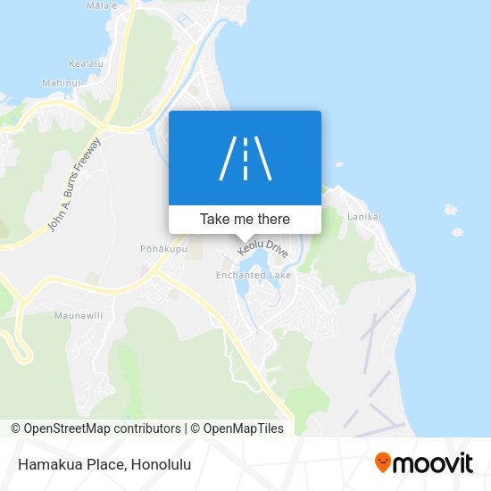 Hamakua Place map