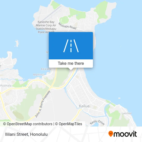 Mapa de Ililani Street