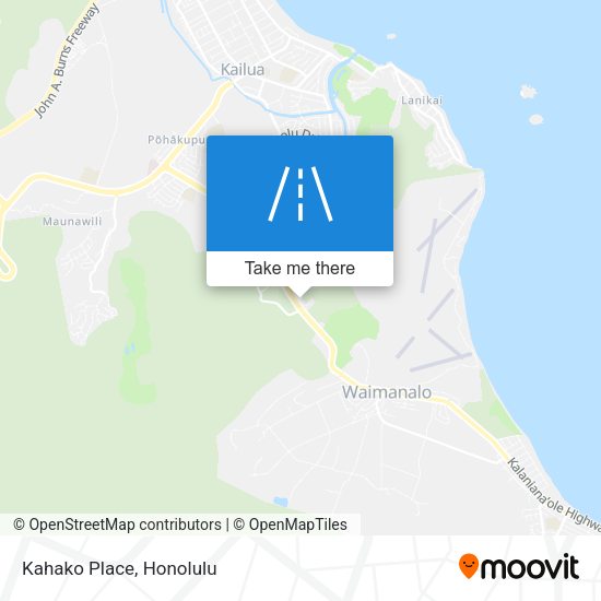 Mapa de Kahako Place