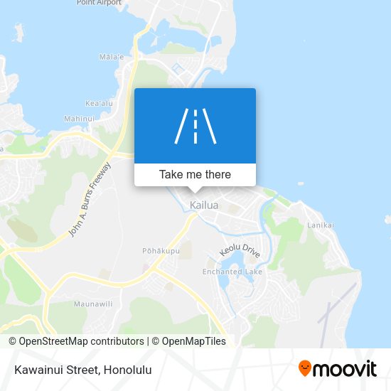 Mapa de Kawainui Street