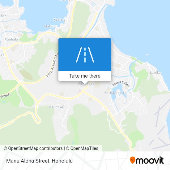 Mapa de Manu Aloha Street